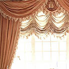 Французские шторы для гостиной (зала)
